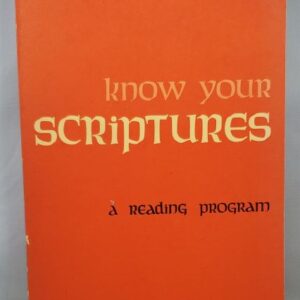 know your scriptures