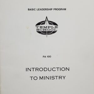 introduction to ministry