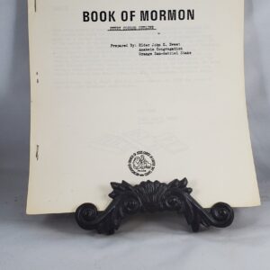 book of mormon study course outline