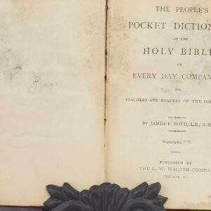people’s pocket dictionary of the holy Bible