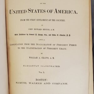 history of the united states 3 vols